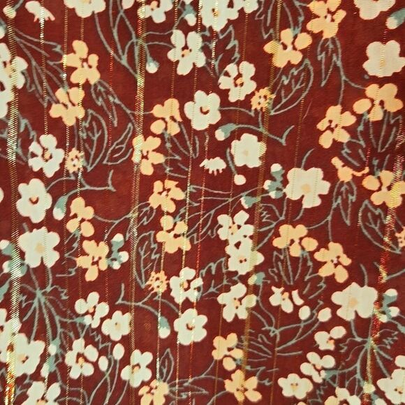 Woman Within Plus Size 1X Floral Blouse - Picture 6 of 10